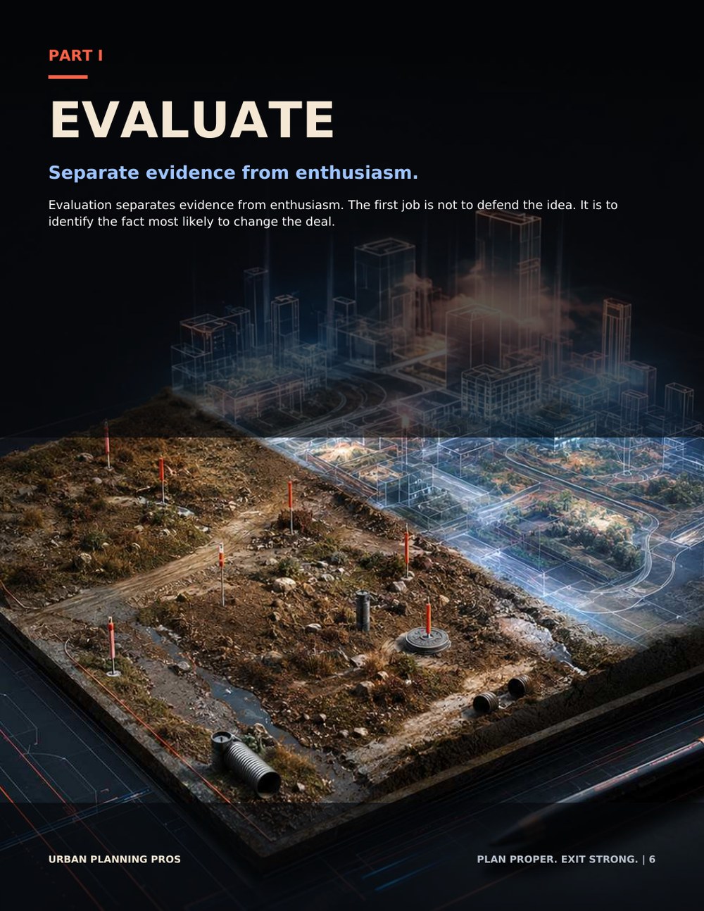 Evaluate section preview from the Before the Land Deal Gets Expensive ebook